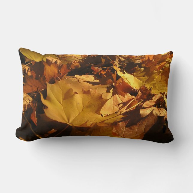 Autumn Leaves Lumbar Cushion (Front)