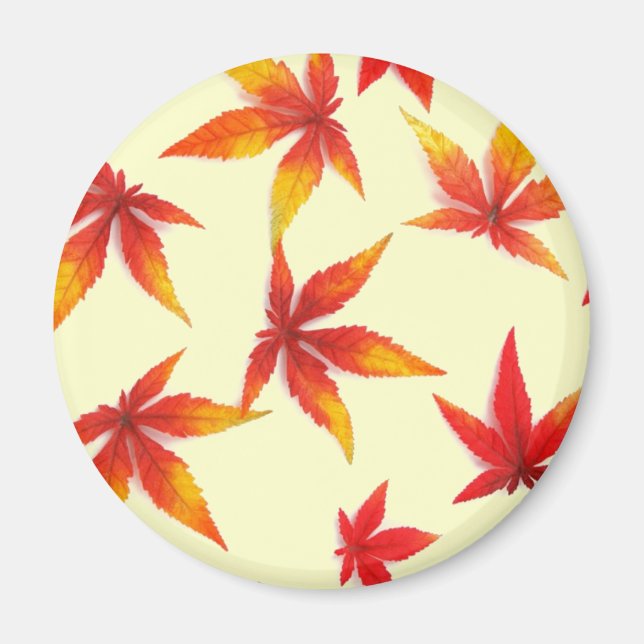 Autumn Leaves Magnet (Front)