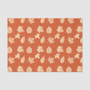 Autumn leaves - mandarin orange tissue paper
