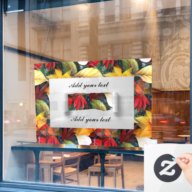 Autumn Leaves, Maple Leaf Fall Ambience (Cafe Window)