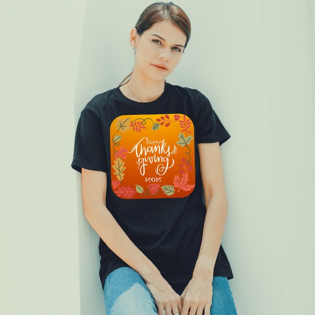 Autumn Leaves Matching Family Thanksgiving T-Shirt (Creator Uploaded)