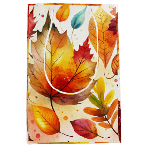 Autumn Leaves Medium Gift Bag