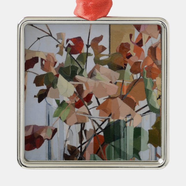 Autumn Leaves Metal Ornament (Front)