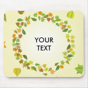 Autumn leaves mouse pad