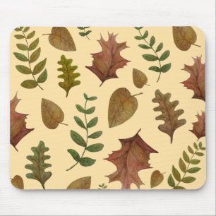 Autumn leaves mouse pad