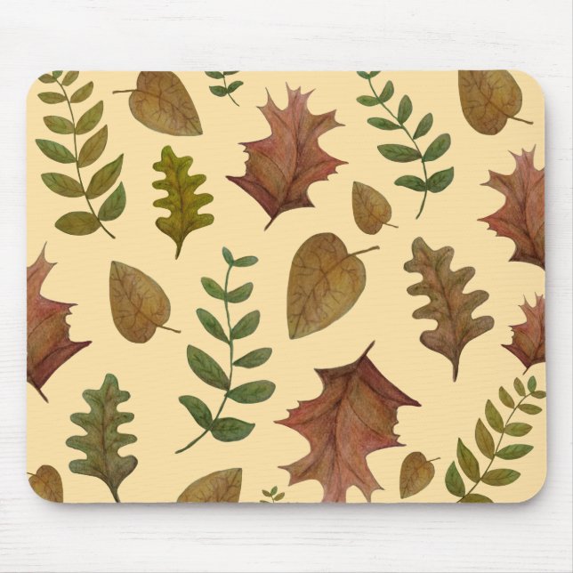 Autumn leaves mouse pad (Front)