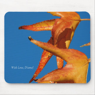 Autumn Leaves Mouse Pad – Personalised