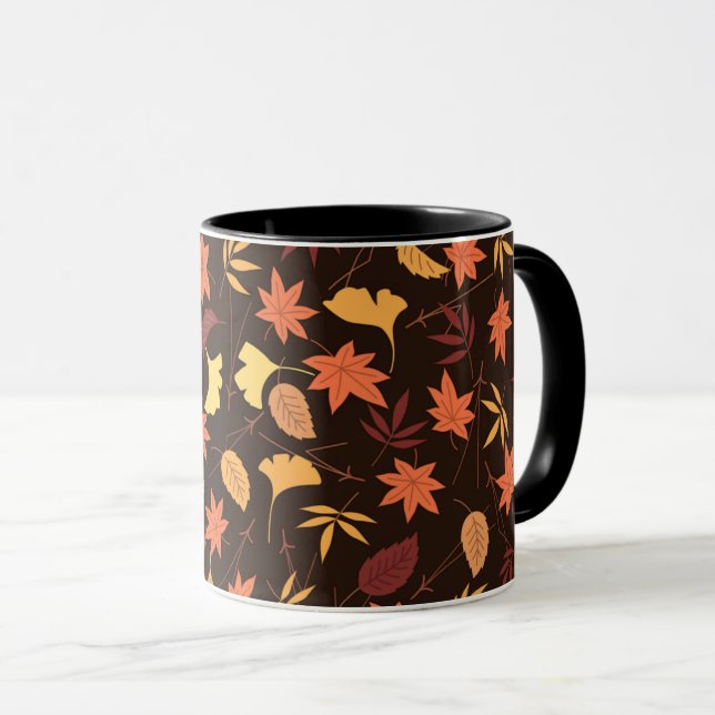 Autumn Leaves Mug (Front Right)