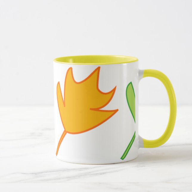 Autumn leaves mug (Right)