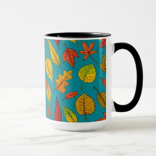 Autumn leaves mug