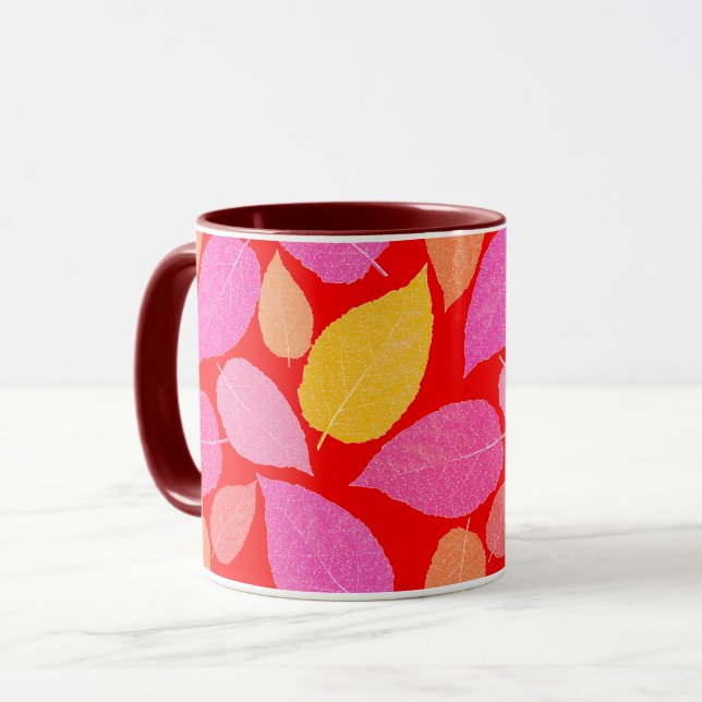 Autumn leaves . mug (Front Left)