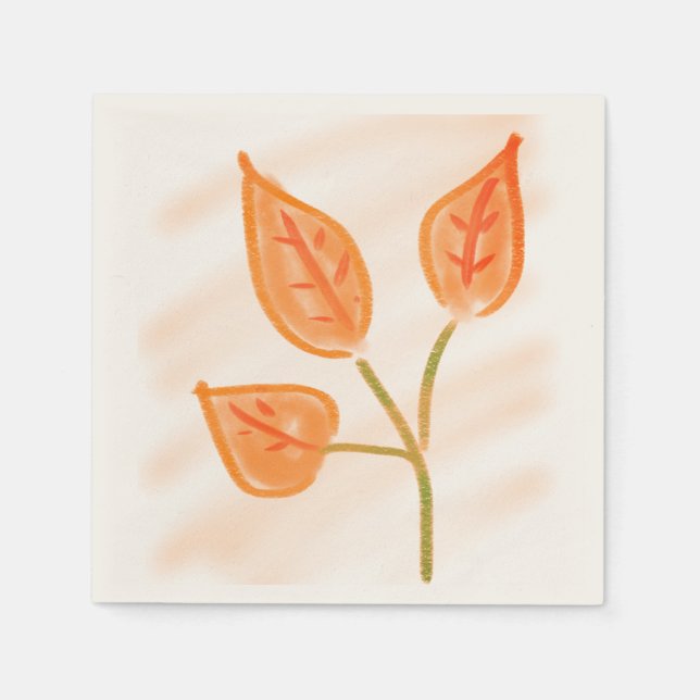 Autumn Leaves Napkin (Front)