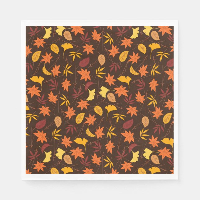 Autumn Leaves Napkin (Front)