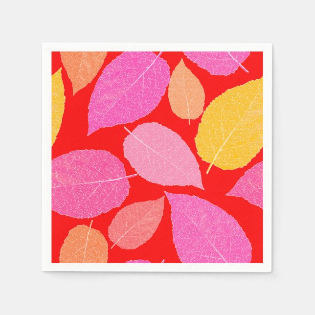 Autumn leaves . napkin (Front)