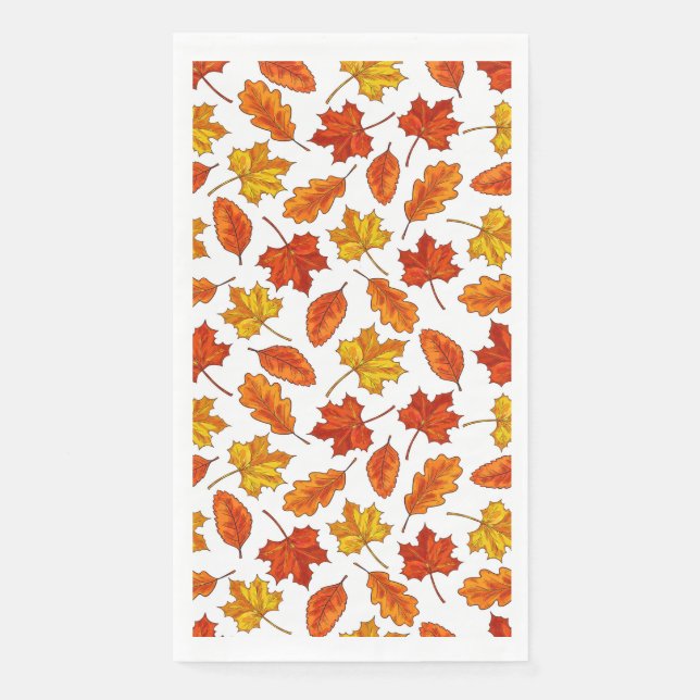 Autumn Leaves Napkin (Front)