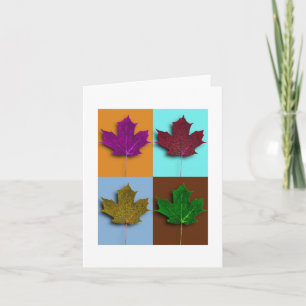 Autumn Leaves Note Card