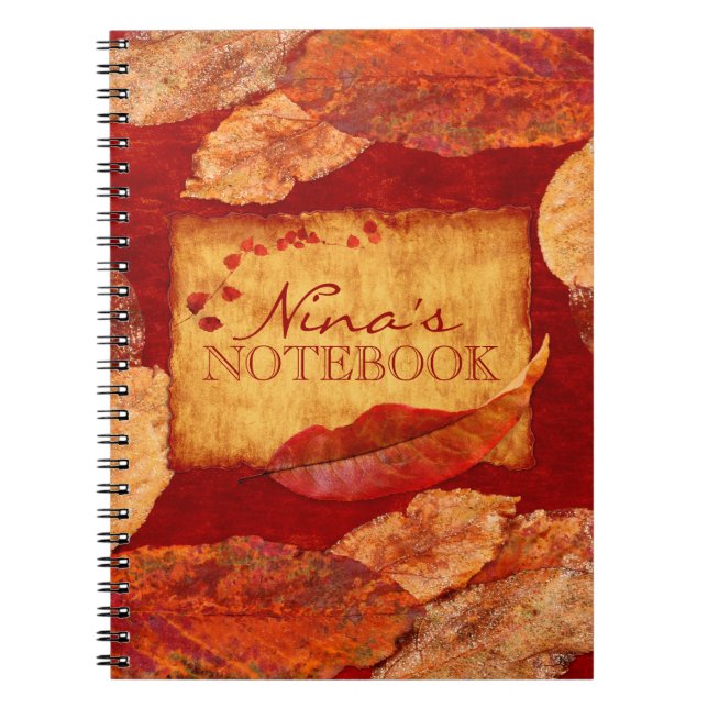 Autumn Leaves Notebook (Front)