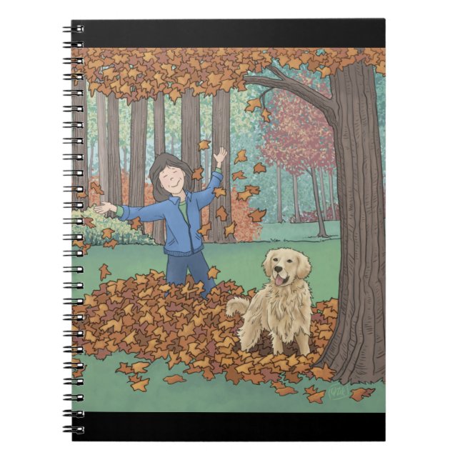 Autumn Leaves  Notebook (Front)