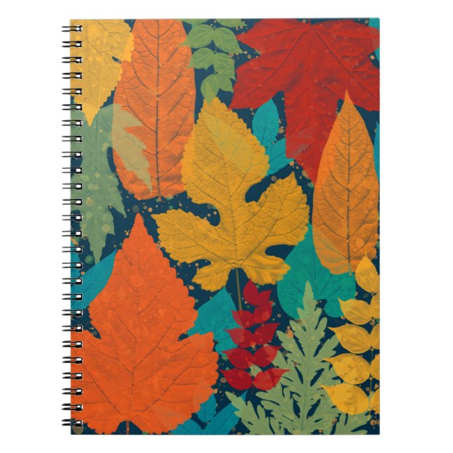 Autumn leaves notebook (Front)