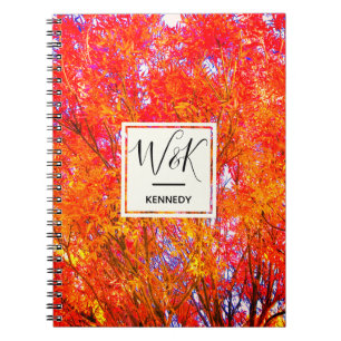 Autumn Leaves Notebook