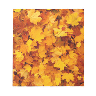 Autumn Leaves Notepad