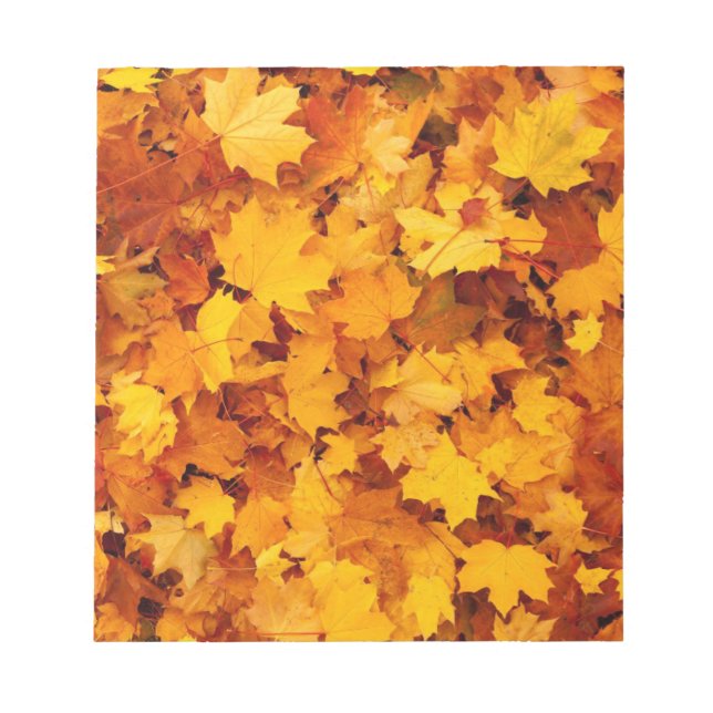 Autumn Leaves Notepad (Front)