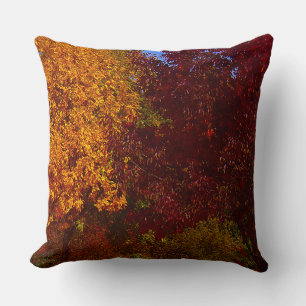 Autumn Leaves of Yellow and Purple, ZSSPG Cushion