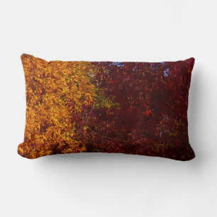 Autumn Leaves of Yellow and Purple, ZSSPG Lumbar Cushion