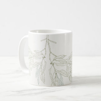 Autumn Leaves on White Coffee Mug
