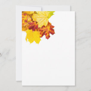 Autumn leaves pattern