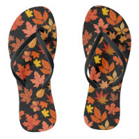 Autumn Leaves Pattern 01x4b Black BG