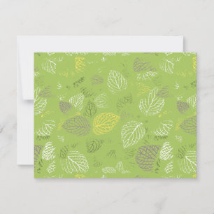 Autumn Leaves Pattern 6 Card