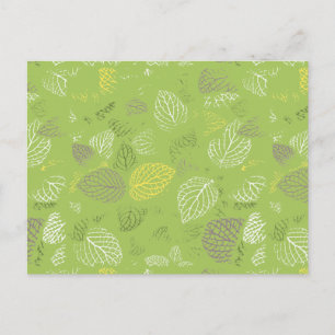 Autumn Leaves Pattern 6 Postcard