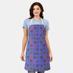 Autumn Leaves Pattern Apron