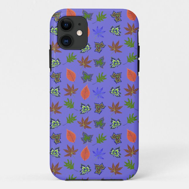Autumn Leaves Pattern Case-Mate iPhone Case (Back)