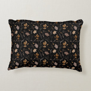 Autumn Leaves Pattern Decorative Cushion