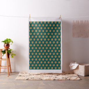 Autumn leaves pattern fabric