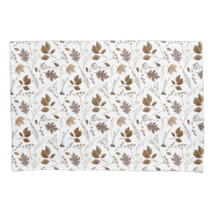 Autumn Leaves Pattern Pillowcase