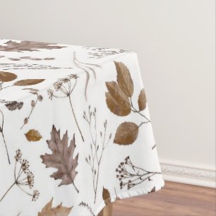 Autumn Leaves Pattern Tablecloth