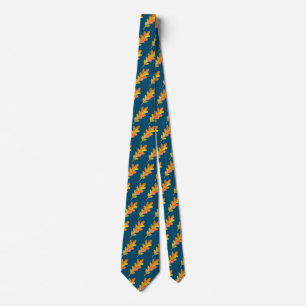 Autumn Leaves Pattern Tie