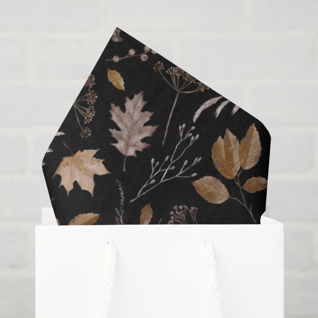 Autumn Leaves Pattern Tissue Paper (Gift Bag)