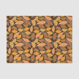 Autumn Leaves Pattern Tissue Paper