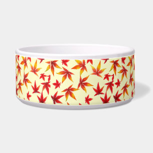 Autumn Leaves Pet Bowl