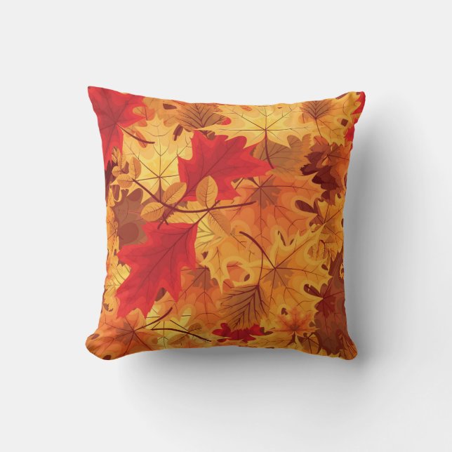 Autumn Leaves Pillow (Front)