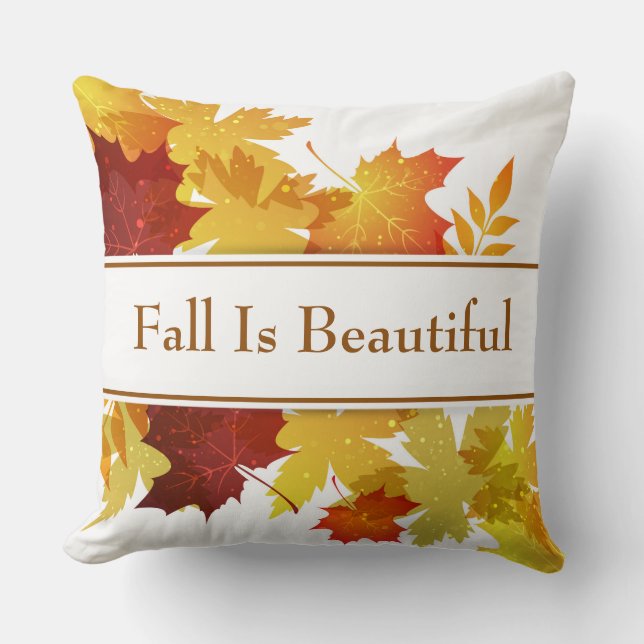 Autumn Leaves Pillow (Front)