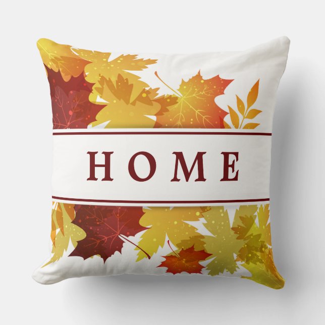 Autumn Leaves Pillow (Front)