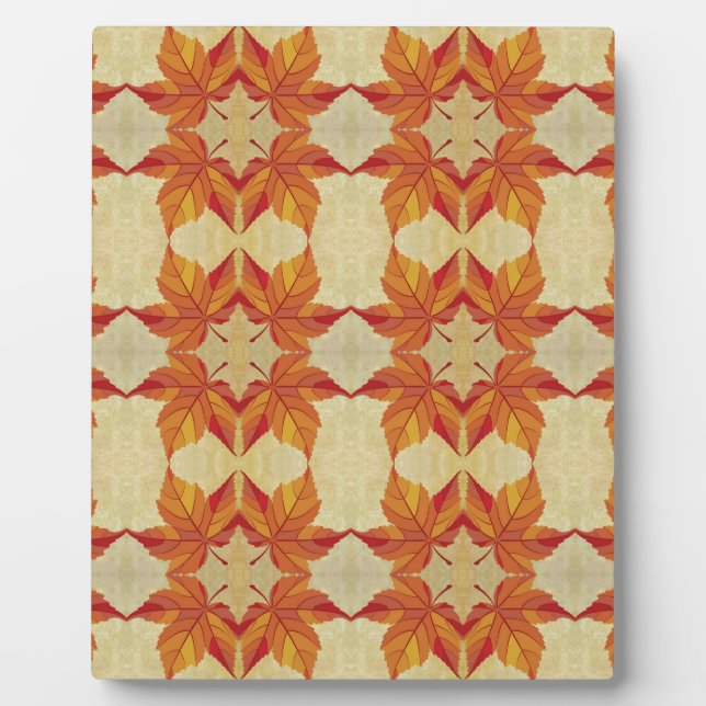 Autumn Leaves Plaque (Front)