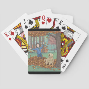 Autumn Leaves Playing Cards