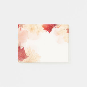 Autumn Leaves Post it Notes