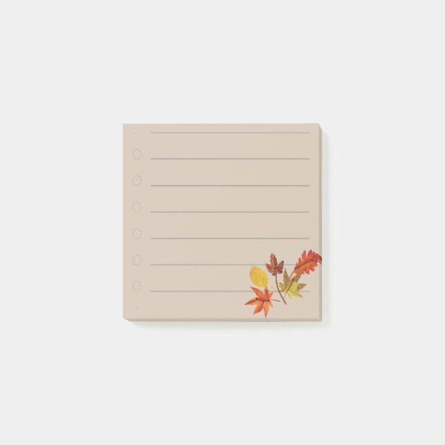 Autumn Leaves  Post-it Notes (Front)